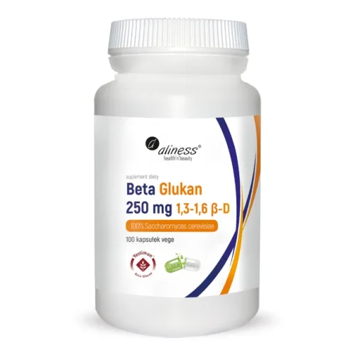 Aliness Beta Glukan Yestimun® 1,3-1,6 ß-D 250 mg 100 kapsułek
