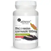 Aliness Olej z nasion czarnuszki 2% 500 mg 120 kapsułek