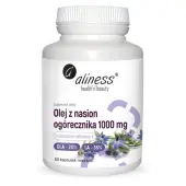 Aliness Olej z nasion ogórecznika 20%/35% 1000 mg 60 kapsułek