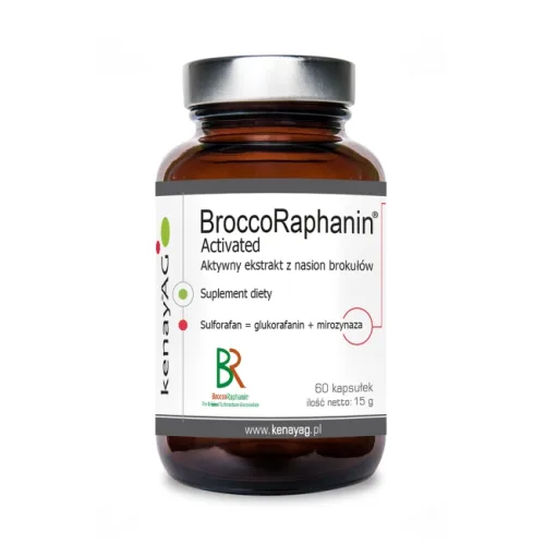 Kenay BroccoRaphanin® Activated - Aktywny ekstrakt z nasion brokułów 60 kapsułek