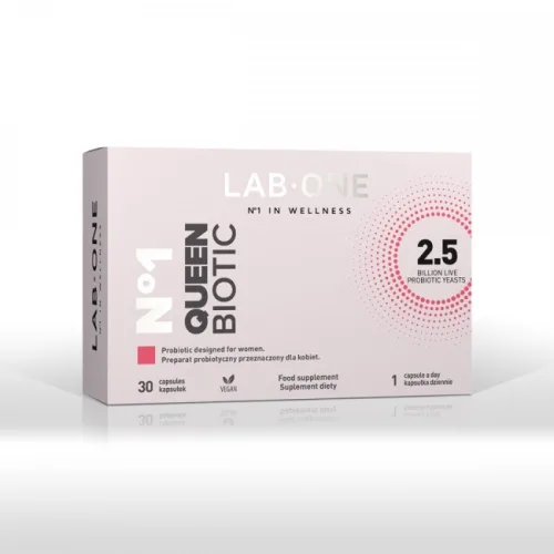 LAB ONE N°1 QueenBiotic 30 kapsułek DATA: 03/2027 PROMOCJA