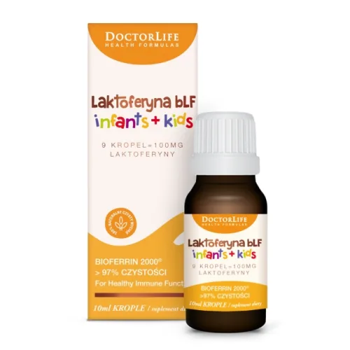 Doctor Life laktoferyna blf niemowlęta dzieci krople 10ml