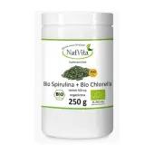 Natvita Bio Spirulina + Bio Chlorella 500 tabletek PROMOCJA!