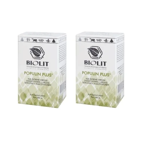 Biolit Populin plus 200 ml x 2 sztuki PROMOCJA!
