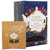 Kalendarz adwentowy z herbatkami Niebieski BIO 25 saszetek English Tea Shop 