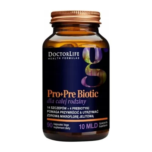 Doctor Life Pro-Pre Biotic probiotyk 90 kapsułek