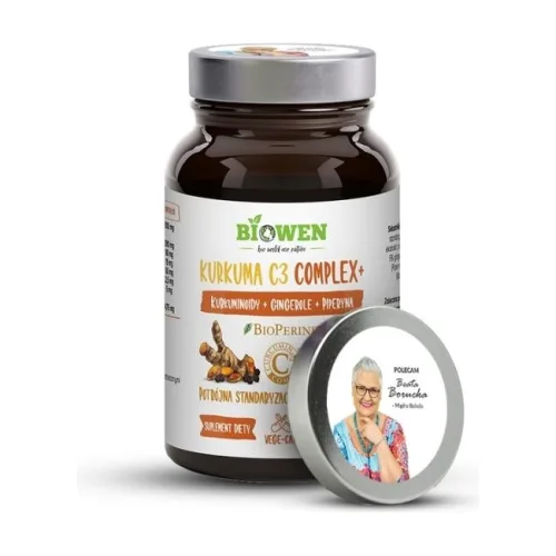 Biowen Kurkuma C3 Complex + 98% kurkuminoidów 60 kapsułek