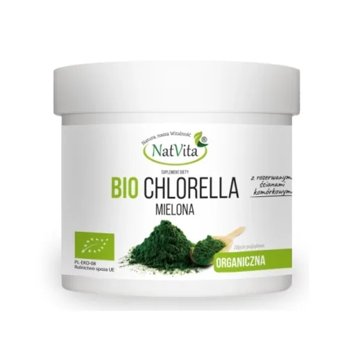Natvita Bio Chlorella algi mielone 250 g