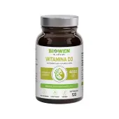 Biowen Witamina D3 4000 z lanoliny 120 kapsułek