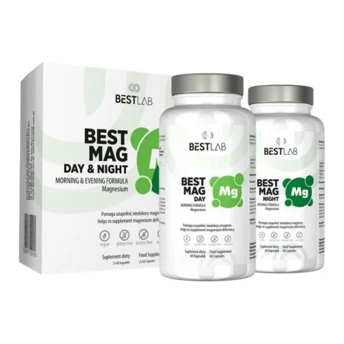 BestLab BestMag Day & Night 2x60 kapsułek