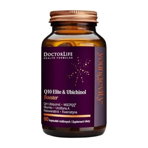 Doctor Life Koenzym Q10 Co-Q10 Elite & Ubichinol 60 kapsułek