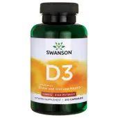 Swanson witamina D3 1000IU 250 kapsułek