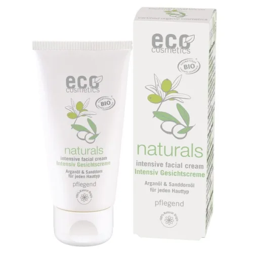Eco cosmetics krem do twarzy intensywnie pielęgnujący z olejkiem arganowym 50 ml ECO