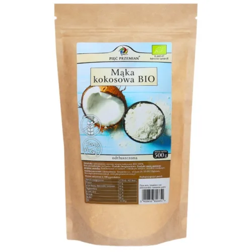 Mąka kokosowa 500 g BIO Pięć Przemian