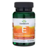 Swanson Witamina E naturalna 400IU 100 kapsułek