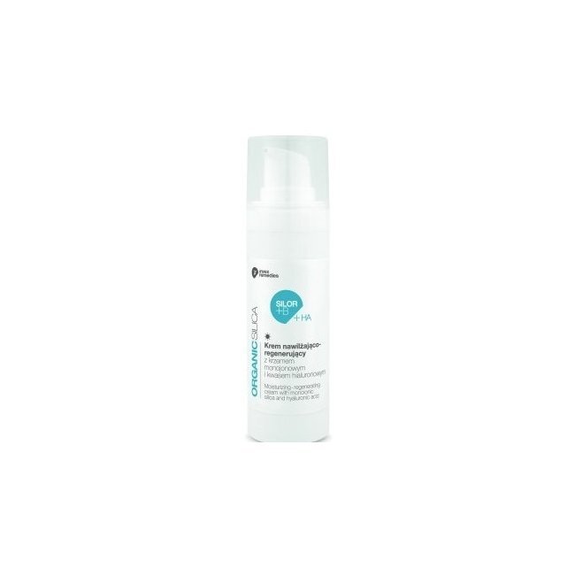 Дневной крем для лица Invex Remedies Organic Silica Silor +B +HA, увлажняющий, с гиалуроновой кислотой, для сухой кожи, 30 мл