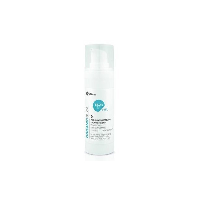 Ночной крем для лица Invex Remedies Organic Silica Silor +B +HA, увлажняющий, с гиалуроновой кислотой, 30 мл