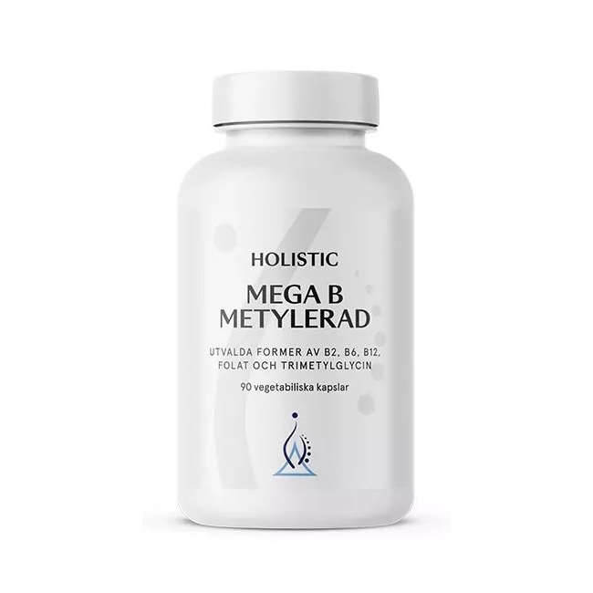 Витамины группы B Holistic Mega B Metylerad, метилированные формы, 90 капсул