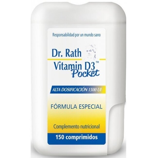 Витамин D3 Dr. Rath Pocket 1500 МЕ, 150 таблеток