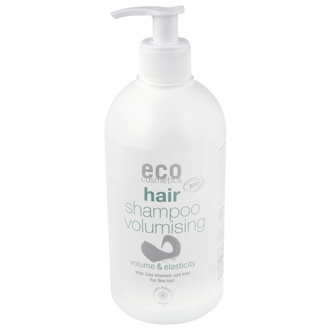 Шампунь Eco Cosmetics с липовым цветом и киви, для объёма, для тонких волос, 500 мл
