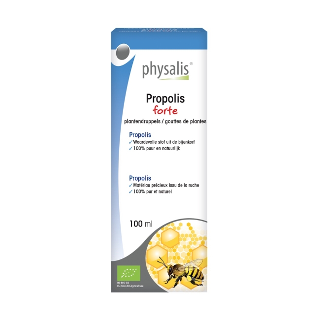 Прополис Physalis Propolis Forte, экстракт, капли, 100 мл