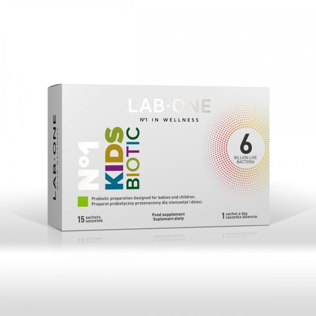 Пробиотик для детей Lab One KidsBiotic, порошок, 15 саше