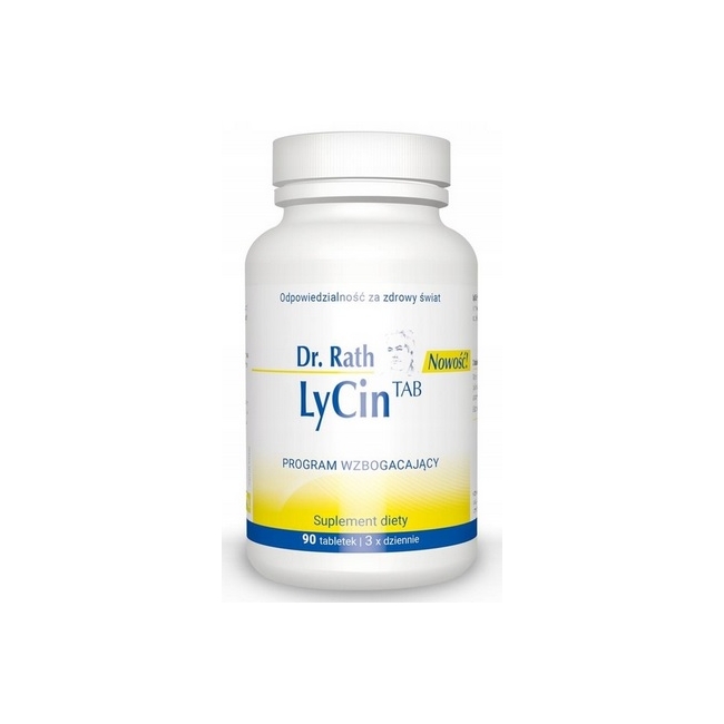Витамин C и лизин Dr. Rath LyCin, по 500 мг, 90 таблеток