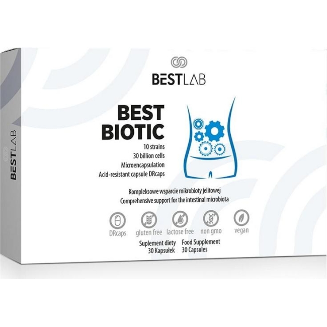 Пробиотик Best Lab BestBiotic, 10 штаммов, 30 млрд, 30 капсул